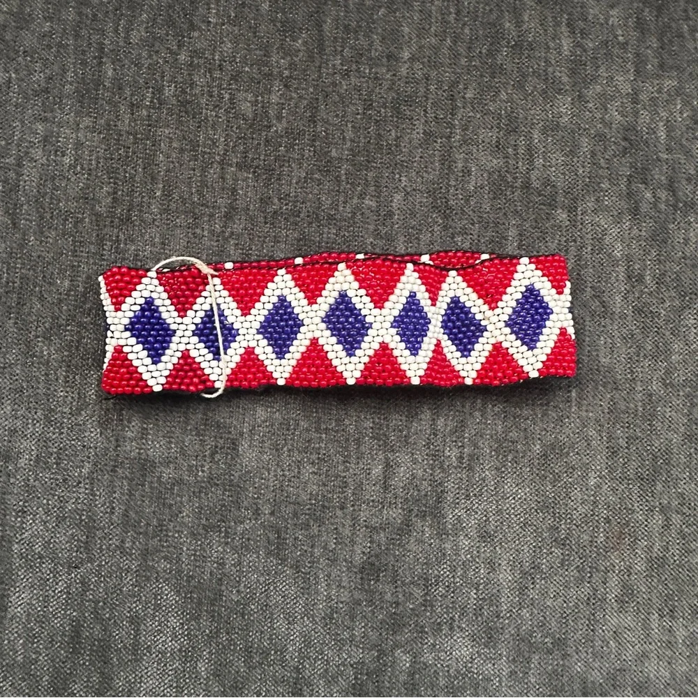 NEW Handmade Beaded Bracelet or Upper Arm Band. Masai. Bought in Africa.
